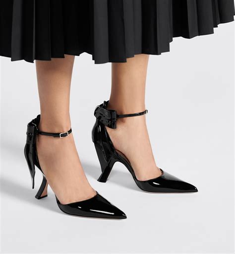 Mlle Dior Pump Black Patent Calfskin 